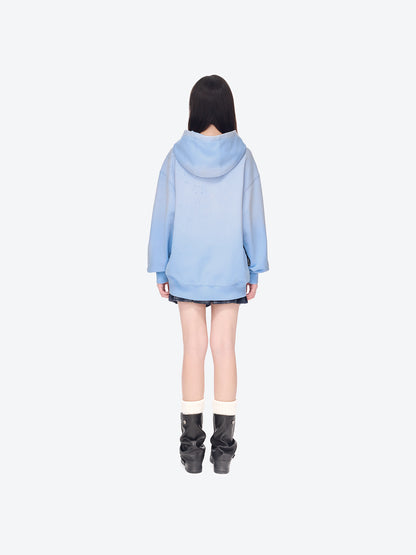 13DE MARZO Rainy Day Hoodie Blue - 13DE MARZO