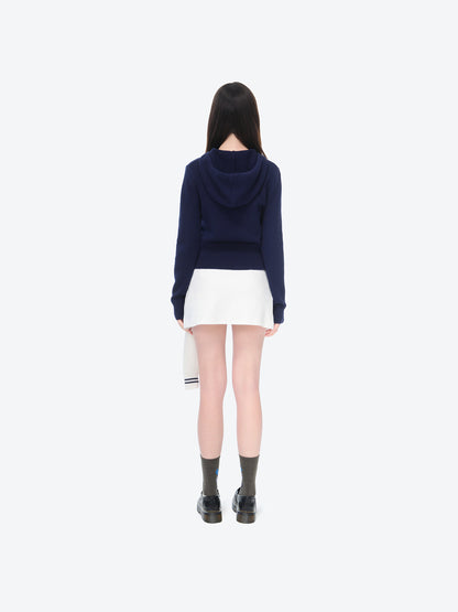13DE MARZO Mini Logo Tight Sweater Navy Blue - 13DE MARZO