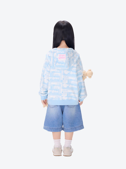 13DE MARZO BabyBear Bubblegum T-shirt Blue - 13DE MARZO