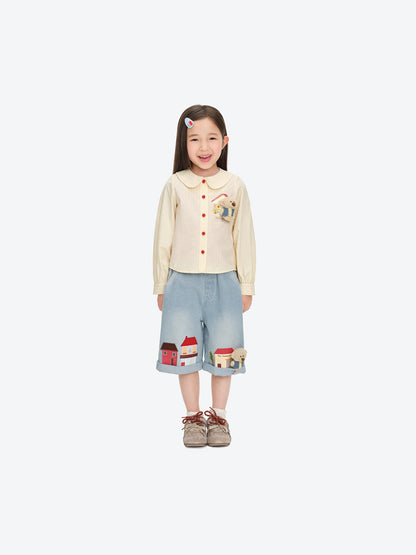 13DE MARZO BabyBear Town Greeting Pants - 13DE MARZO
