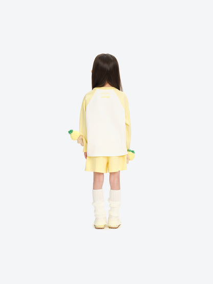 13DE MARZO BabyBear Lollipop Raglan Long Sleeve Yellow - 13DE MARZO