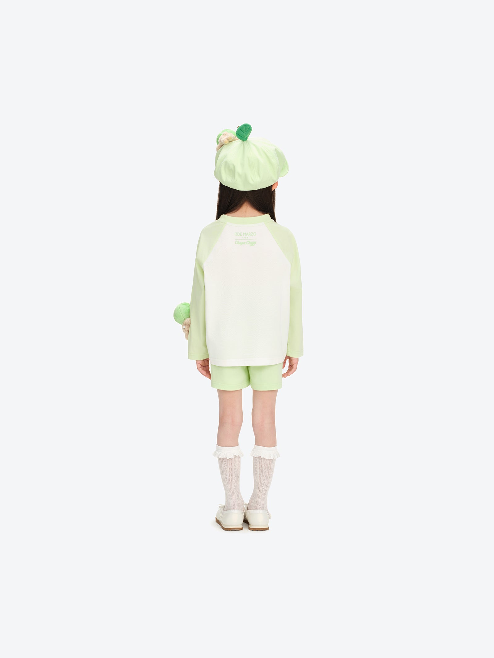 13DE MARZO BabyBear Lollipop Raglan Long Sleeve Green - 13DE MARZO