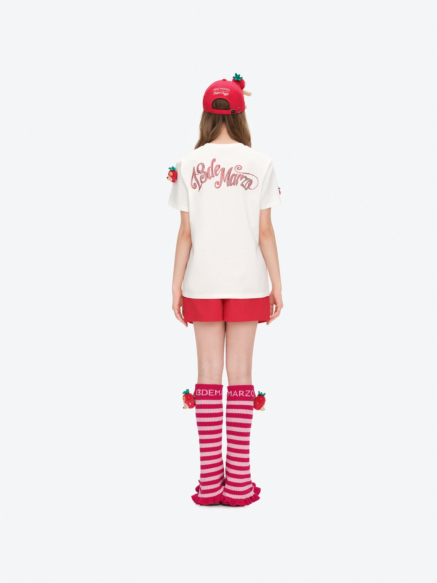 13DE MARZO Lollipop Bear Baseball Cap Red - 13DE MARZO
