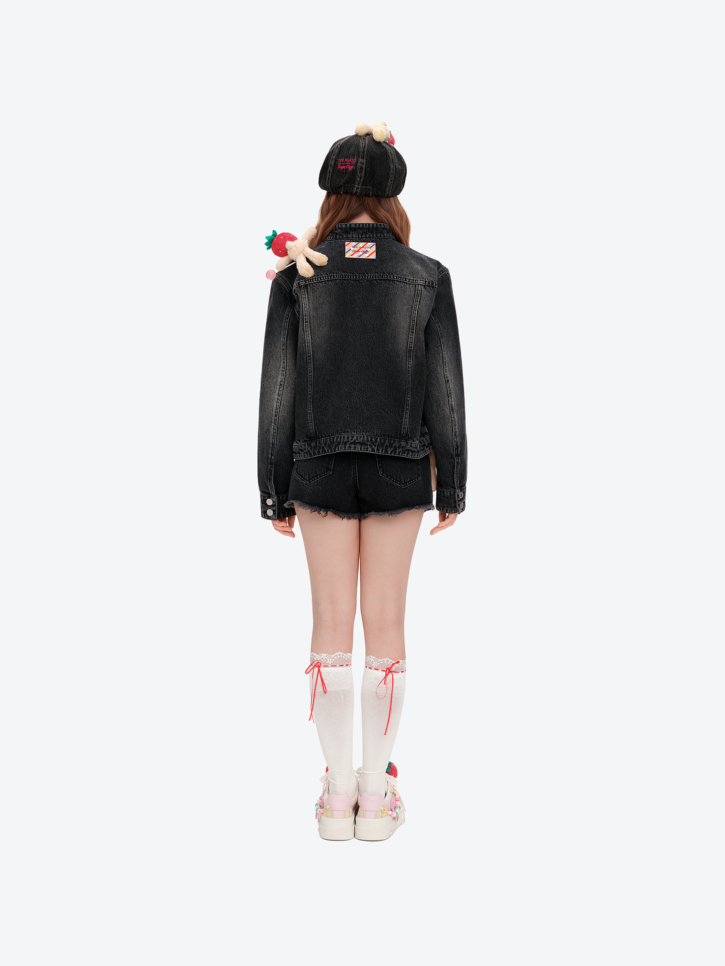 13DE MARZO Candy Bear Canvas Shoes Pink - 13DE MARZO