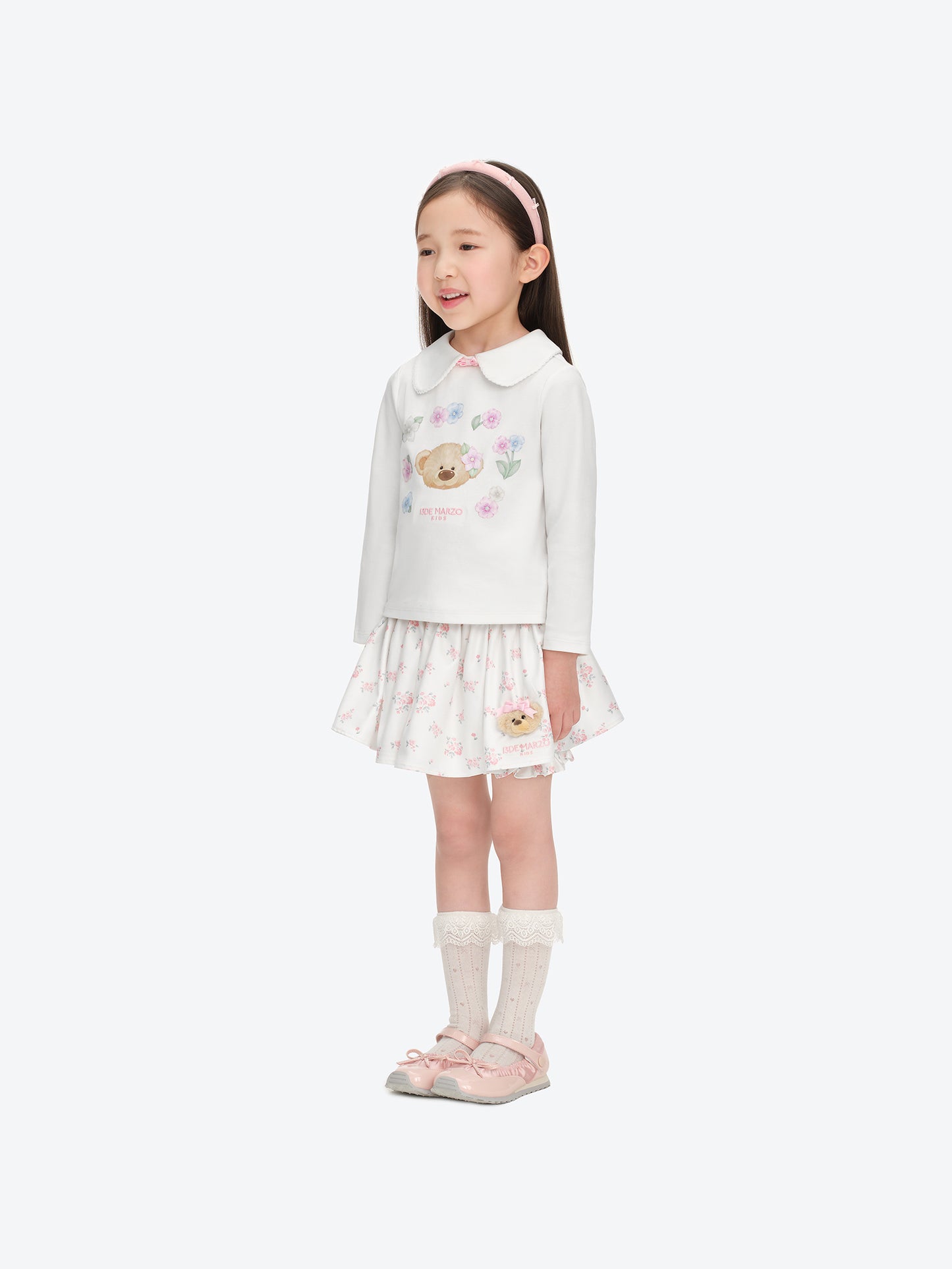 13DE MARZO BabyBear Floral Print Bloomer Shorts