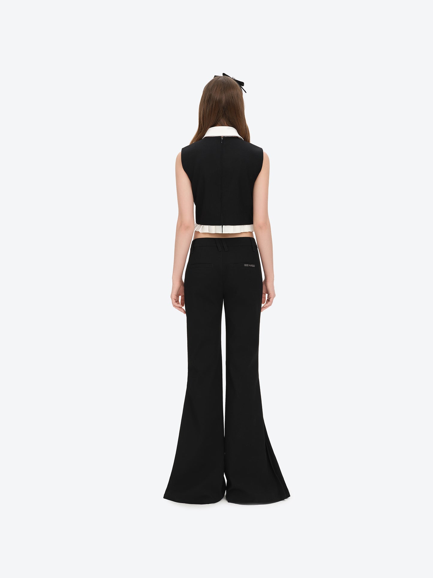 13DE MARZO Pleated Flared Trousers - 13DE MARZO