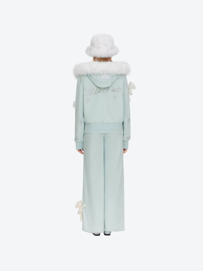 13DE MARZO Snow Bear Bucket Hat White - 13DE MARZO