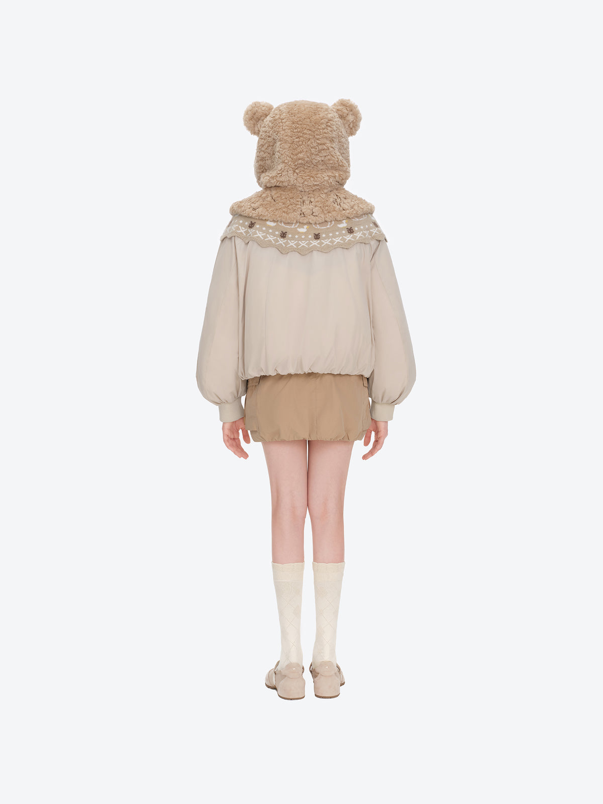 13DE MARZO Doozoo Bear Balaclava Khaki