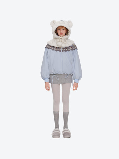 13DE MARZO Doozoo Bear Balaclava White