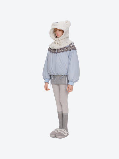 13DE MARZO Doozoo Bear Balaclava White