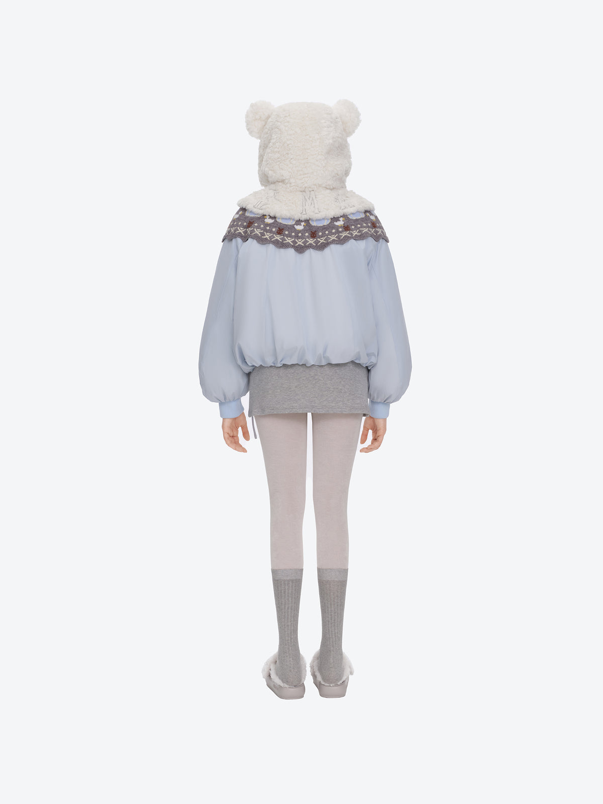 13DE MARZO Doozoo Bear Balaclava White