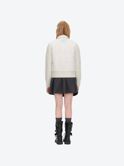 13DE MARZO Knit Spliced Padded Jacket