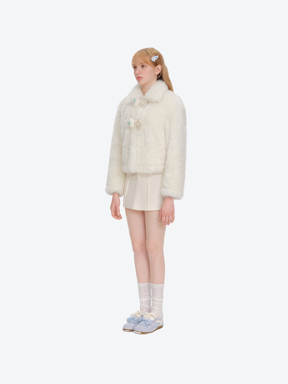 13DE MARZO Luminous Bear Coat White - 13DE MARZO