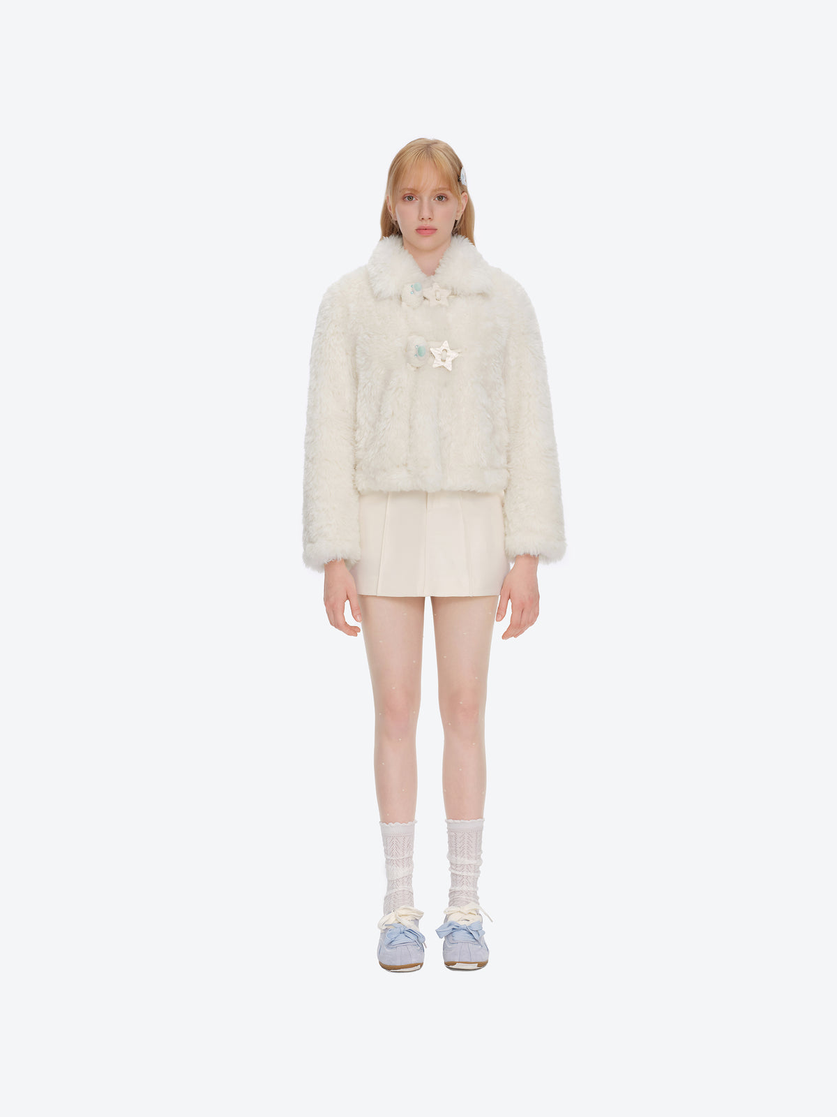 13DE MARZO Luminous Bear Coat White - 13DE MARZO