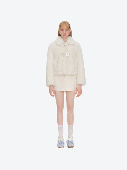 13DE MARZO Luminous Bear Coat White - 13DE MARZO