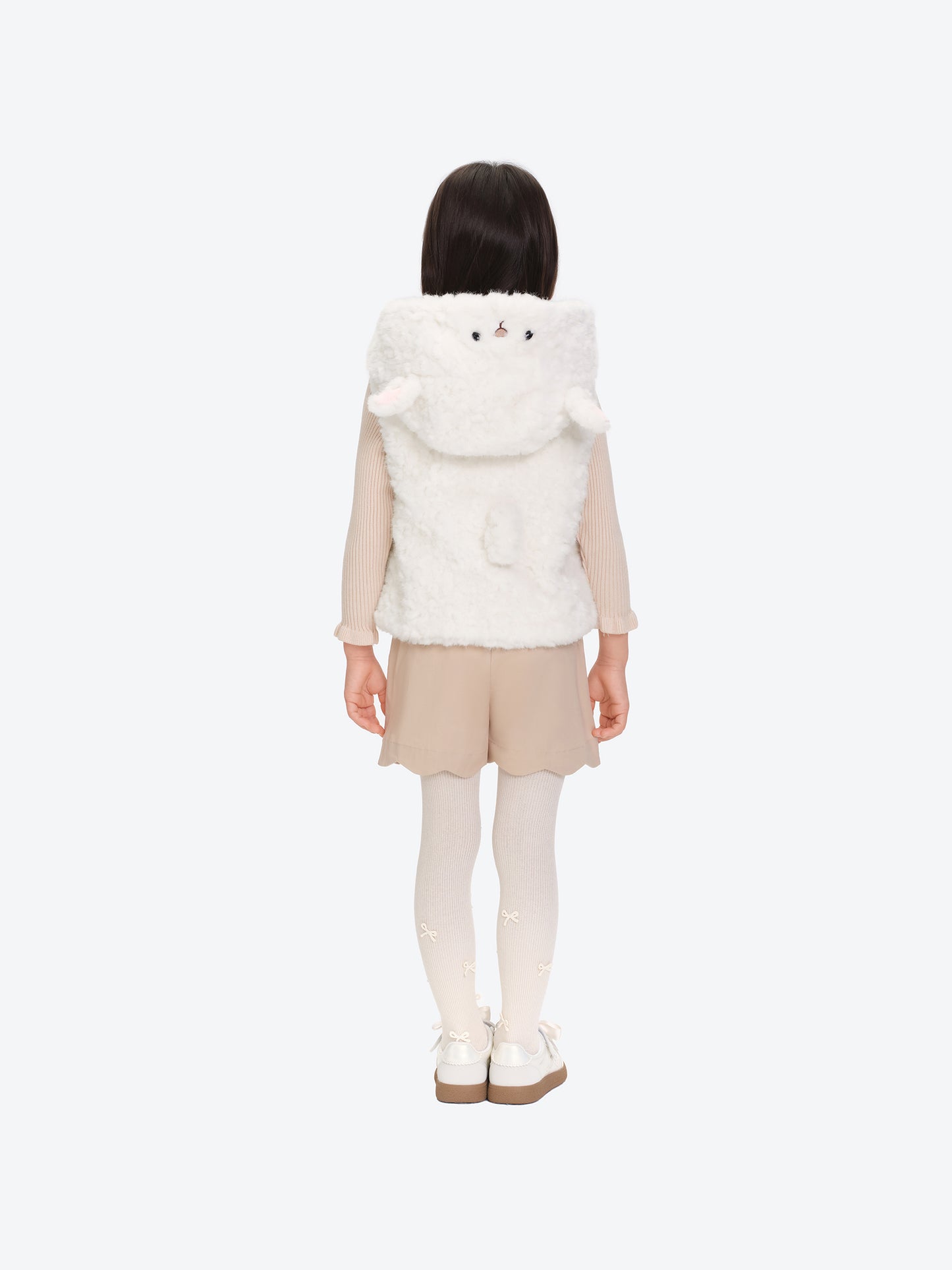 13DE MARZO BabyBear Shearling Plush Vest