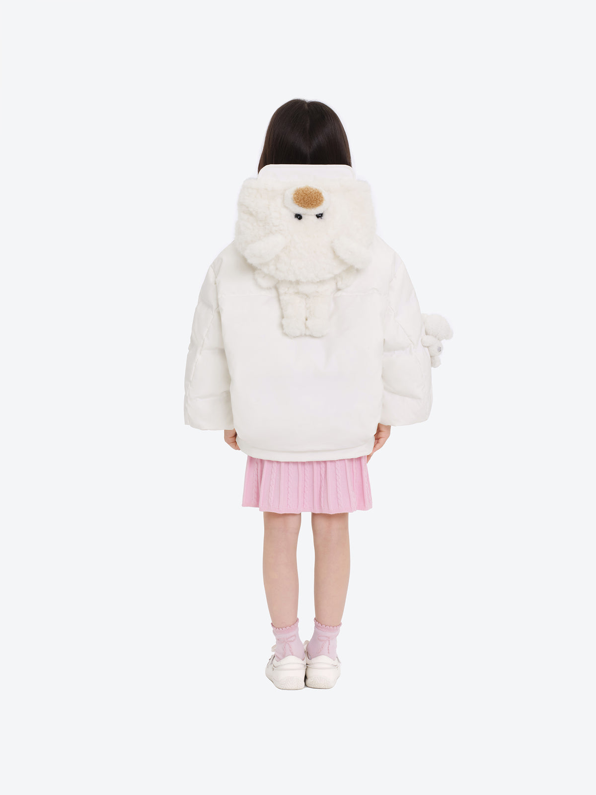 13DE MARZO BabyBear Lying Down Jacket White