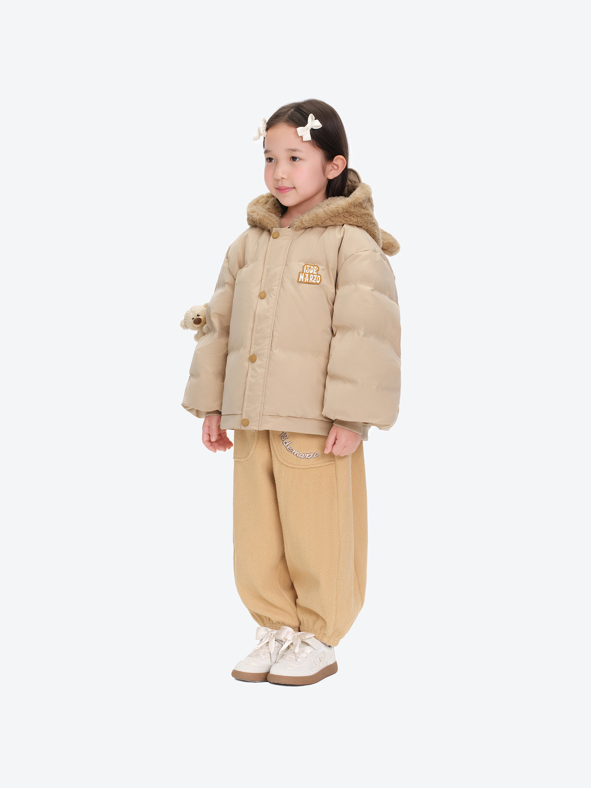 13DE MARZO BabyBear Lying Down Jacket Khaki
