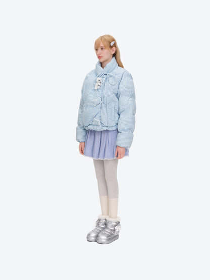 13DE MARZO Nighty Night Bear Snow Boots Silver