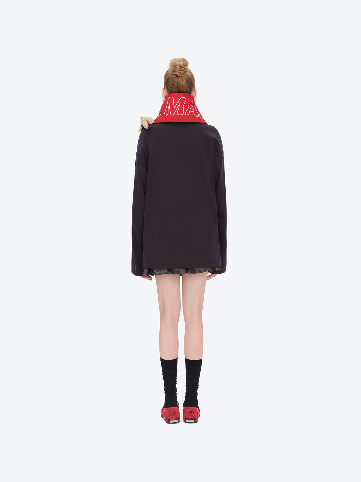 13DE MARZO Rolling Stones Tongue Scarf Red