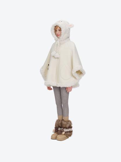 13DE MARZO Lace-Trimmed Lace-Up Snow Boots Khaki - 13DE MARZO