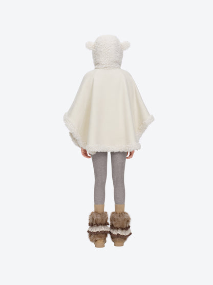13DE MARZO Lace-Trimmed Lace-Up Snow Boots Khaki - 13DE MARZO