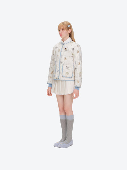 13DE MARZO Marzo Valley Print Jacket