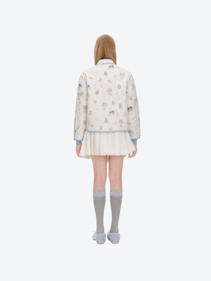 13DE MARZO Marzo Valley Print Jacket