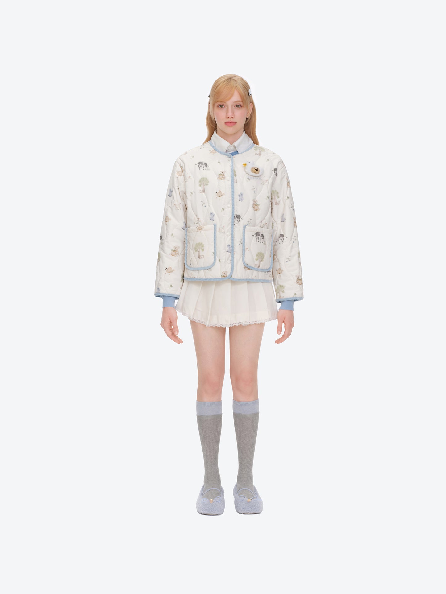 13DE MARZO Marzo Valley Print Jacket