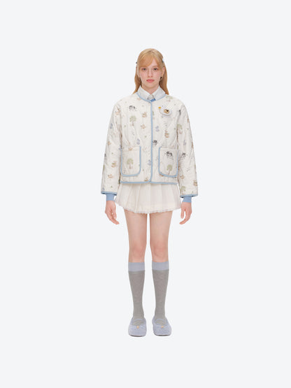 13DE MARZO Marzo Valley Print Jacket