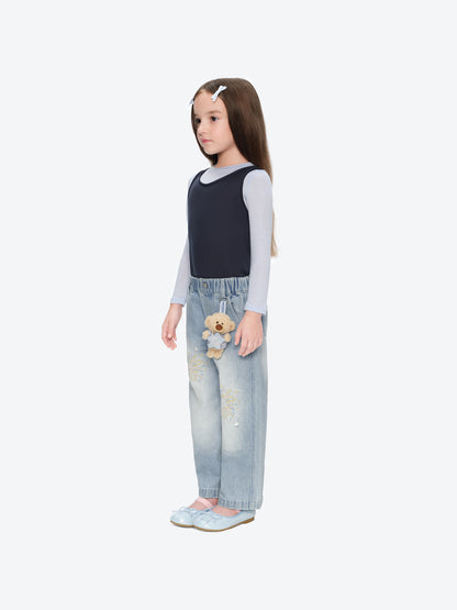 13DE MARZO Luminous BabyBear Firework Jeans