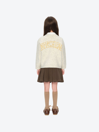 13DE MARZO BabyBear Sunflower Cardigan Beige