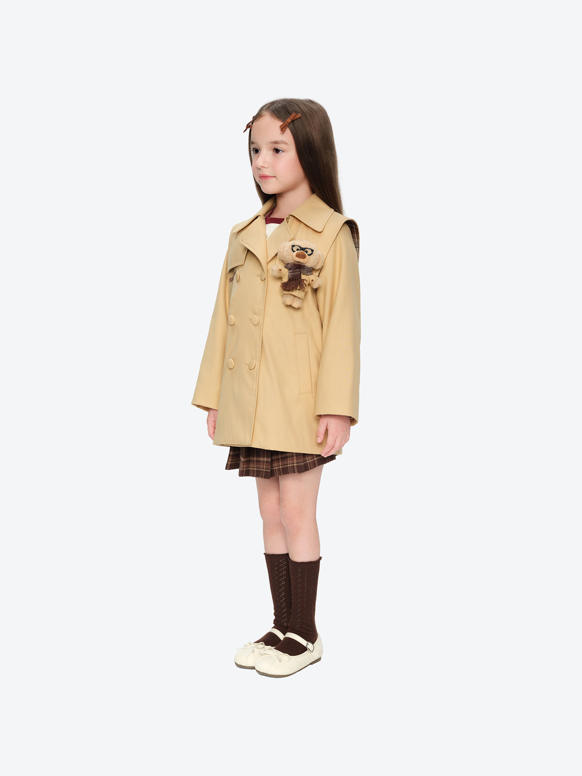 13DE MARZO BabyBear Trench Coat