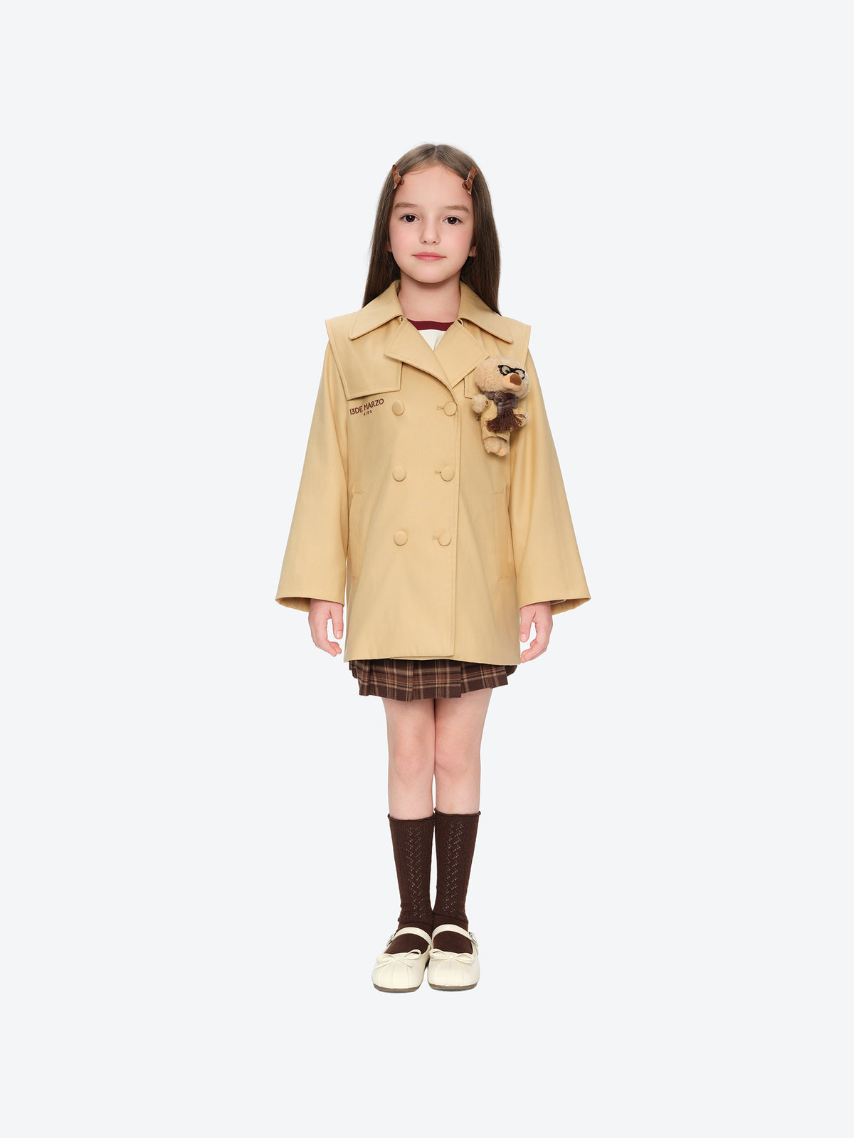 13DE MARZO BabyBear Trench Coat