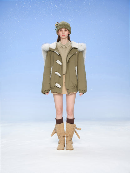 13DE MARZO Snow Bear Knit Beanie Green - 13DE MARZO