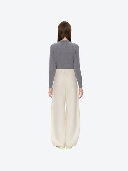 13DE MARZO Snow Bear Casual Pants Beige