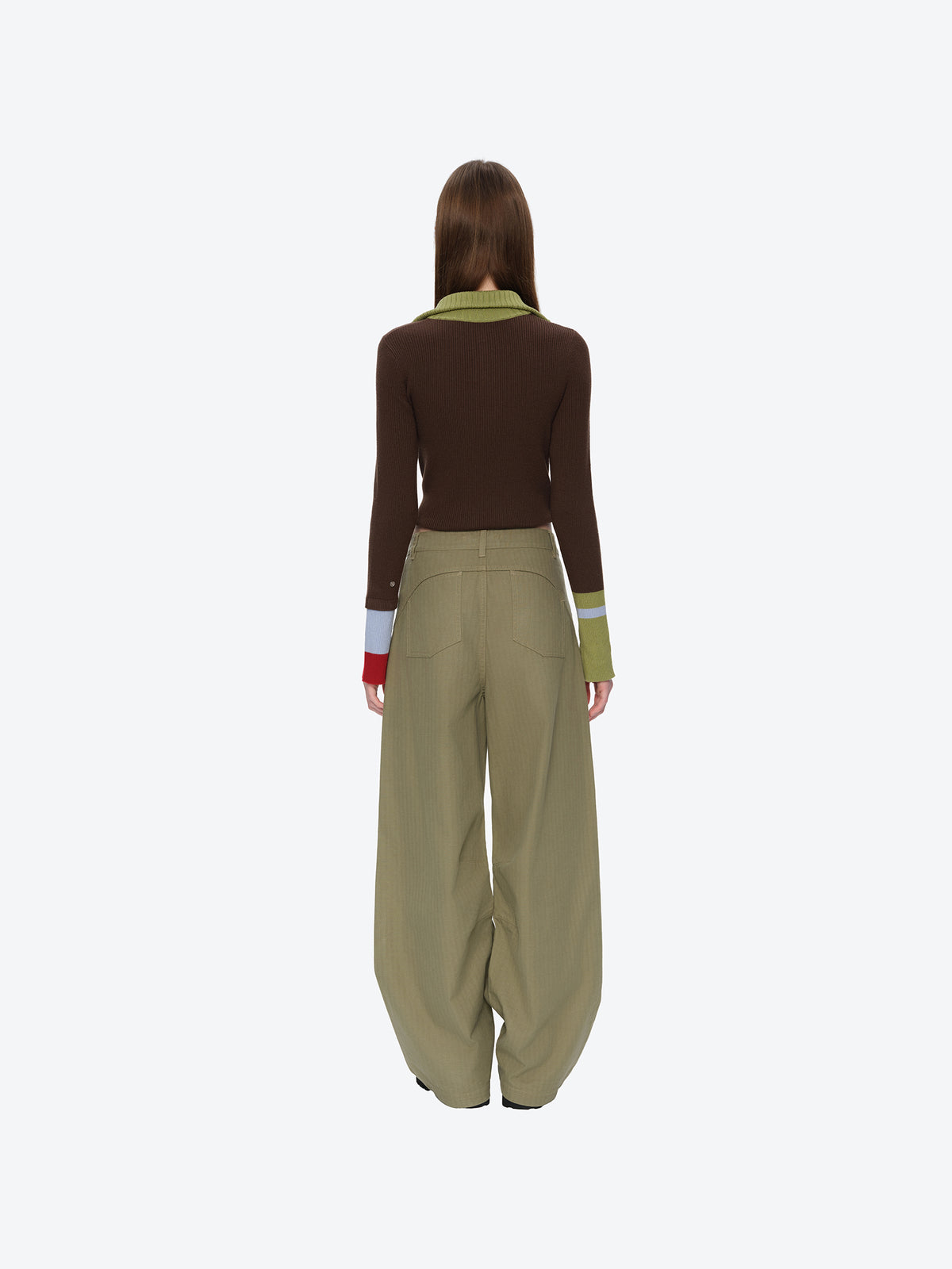 13DE MARZO Snow Bear Casual Pants Green