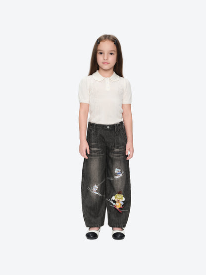 13DE MARZO Snow BabyBear Saber Jeans Black