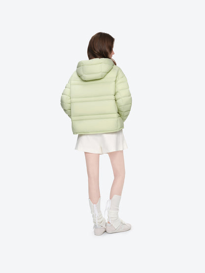 13DE MARZO Lightweight Quilted Down Jacket Green
