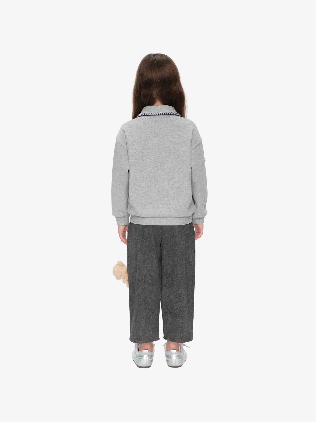 13DE MARZO BabyBear Polo Sweatshirt Grey