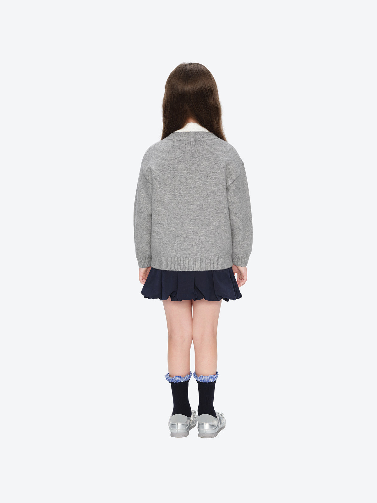 13DE MARZO BabyBear Base Crewneck Sweater Grey