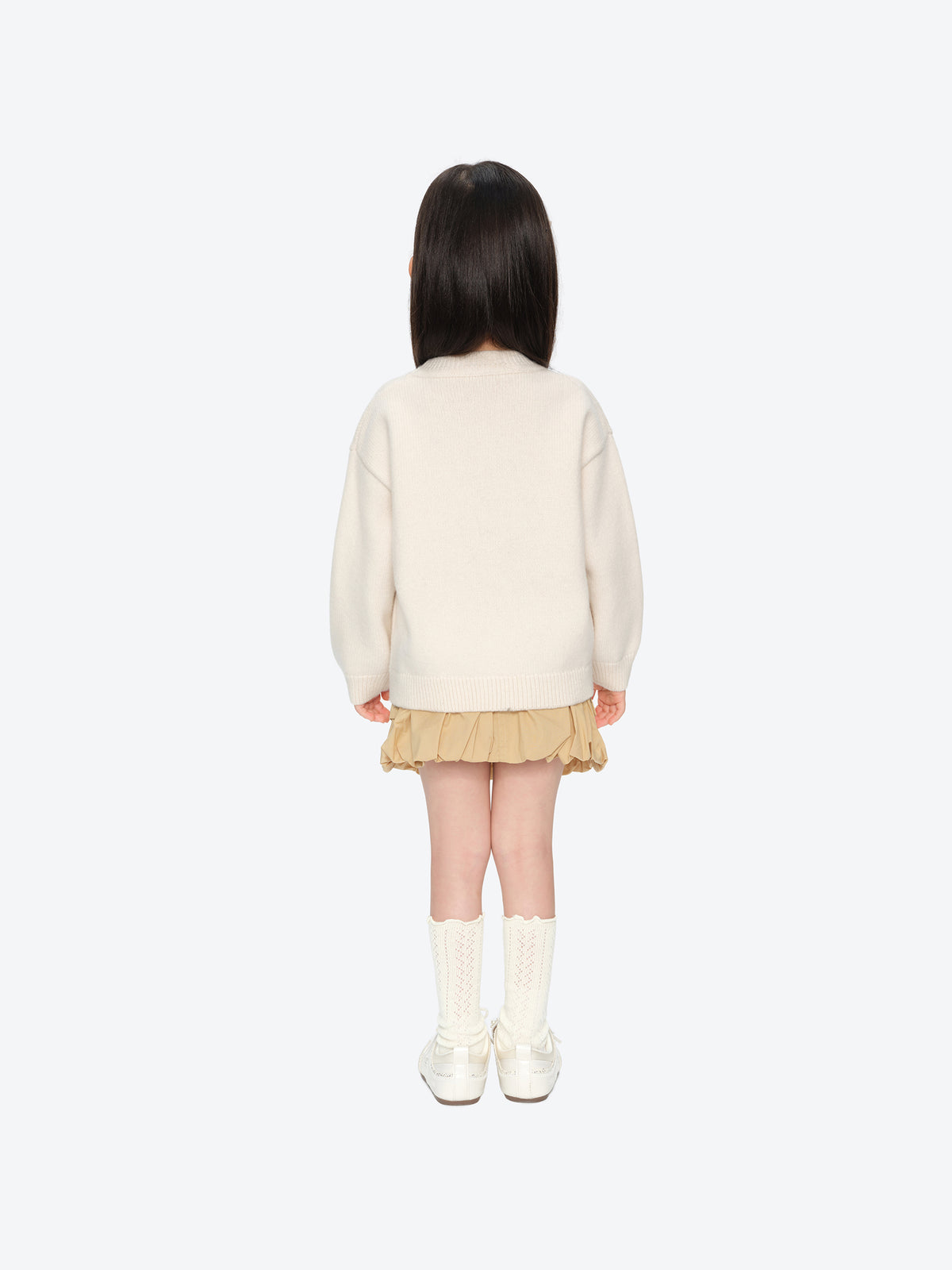 13DE MARZO BabyBear Base Crewneck Sweater Beige