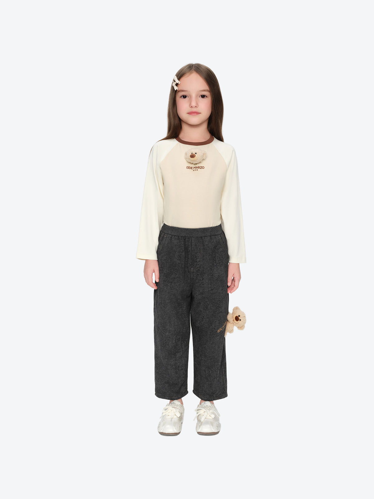 13DE MARZO BabyBear Pocket Sweatpants Dark Grey