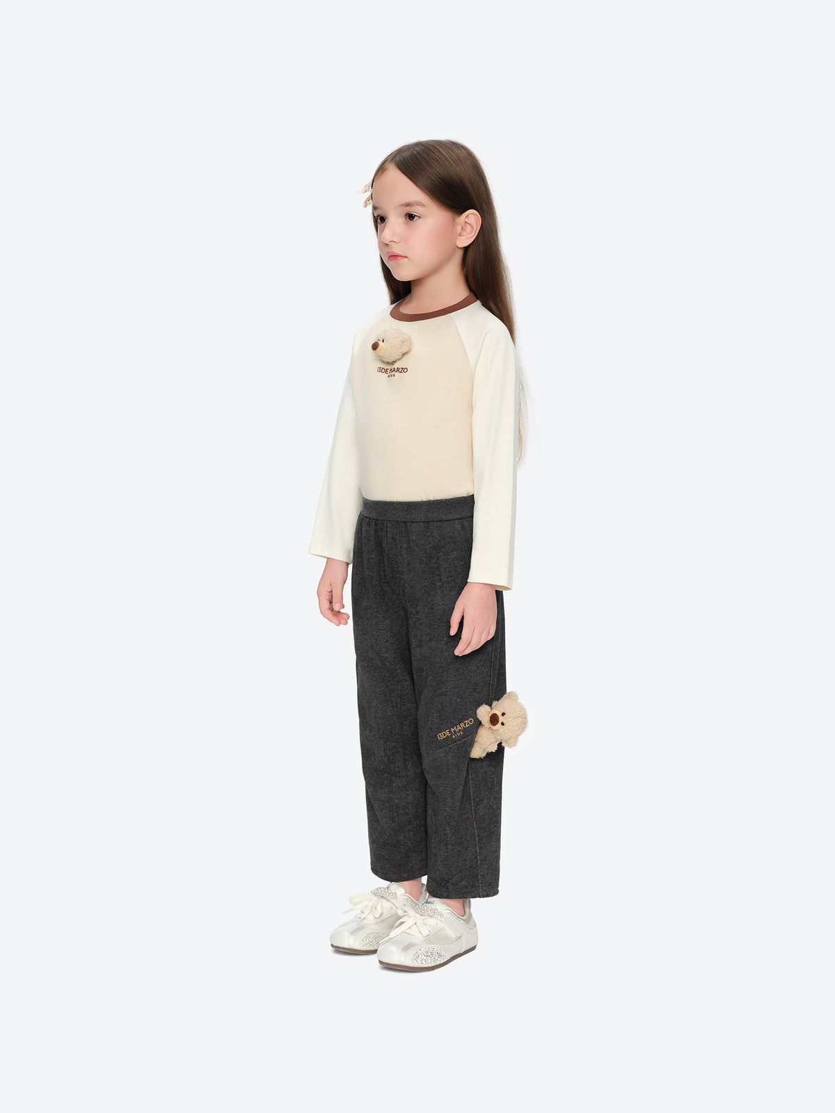 13DE MARZO BabyBear Pocket Sweatpants Dark Grey