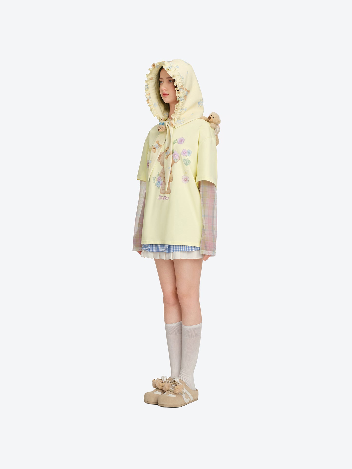13DE MARZO All-Over Print Balaclava Yellow