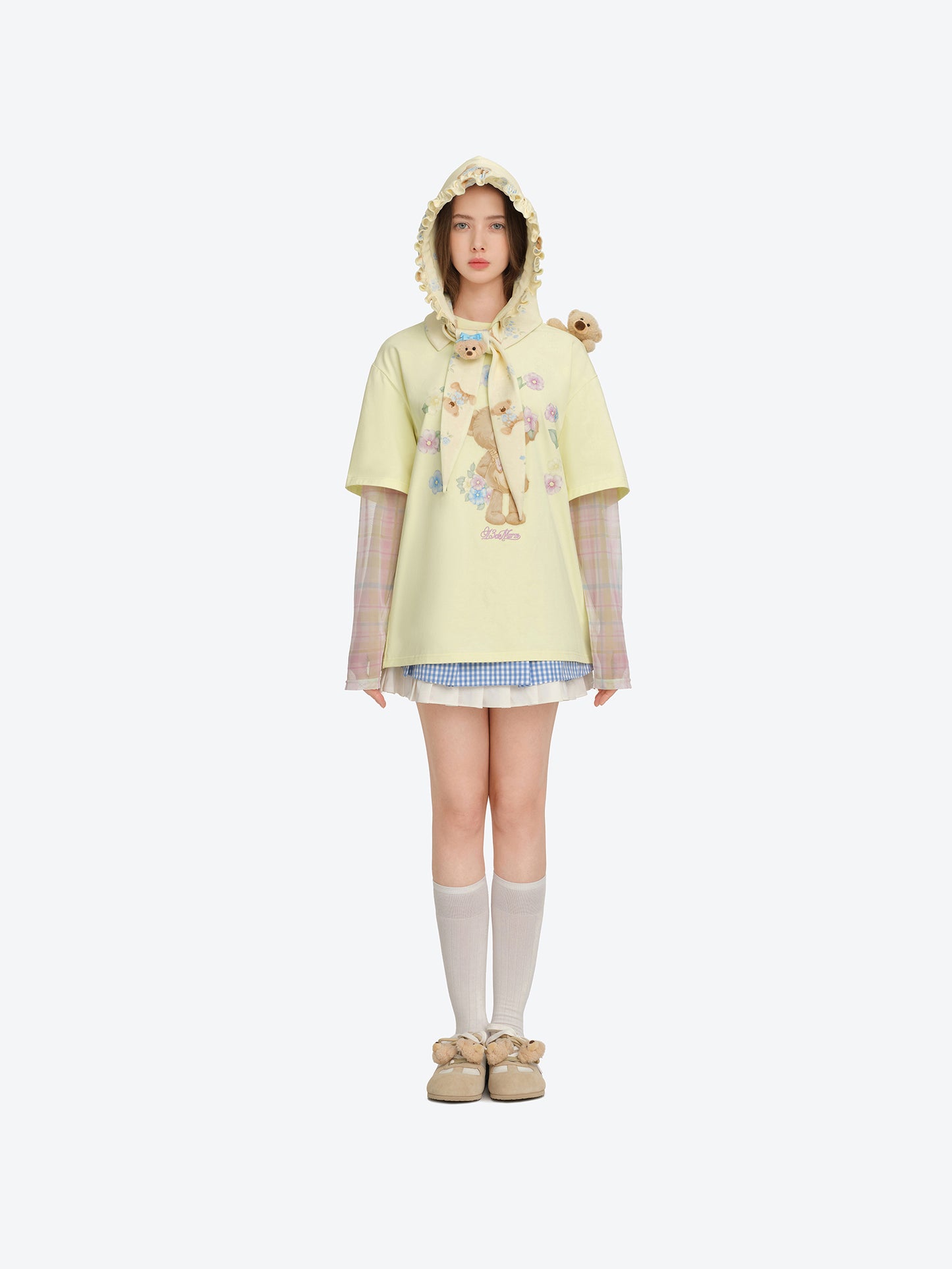 13DE MARZO All-Over Print Balaclava Yellow