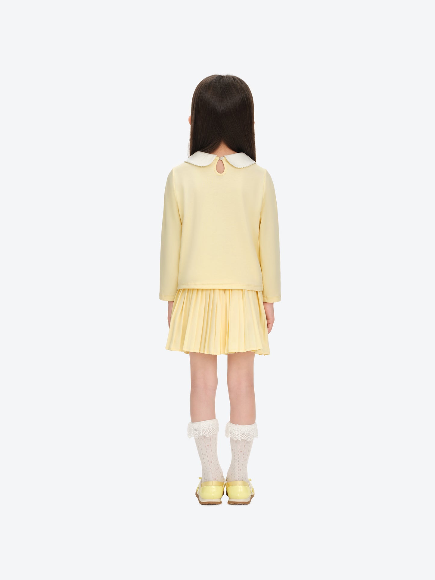 13DE MARZO BabyBear Floral Surround Long Sleeve Yellow