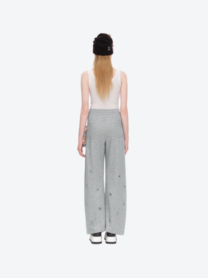13DE MARZO Rolling Stones Bear Sweatpants Grey