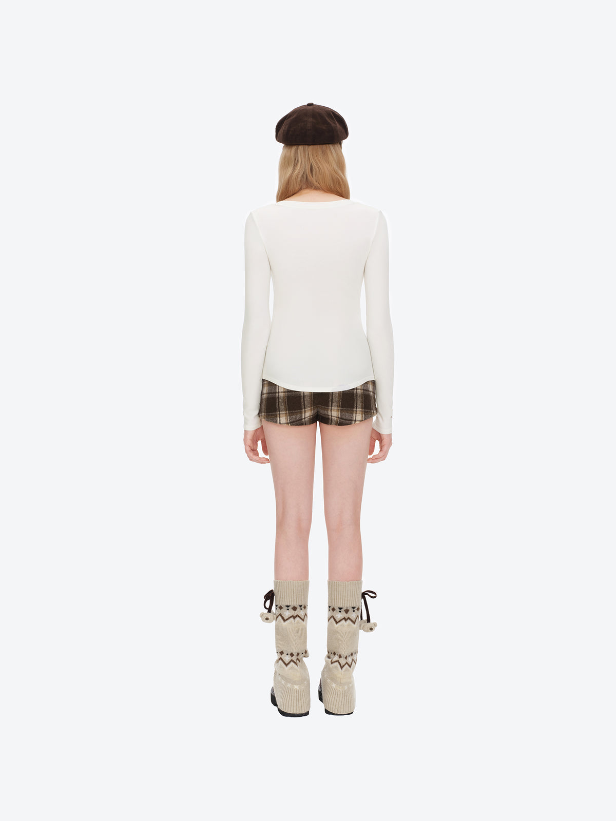 13DE MARZO Luminous Bear Star Under Shirt White