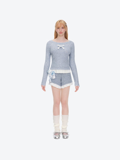 13DE MARZO Nighty Night Bear  Long Sleeve Top